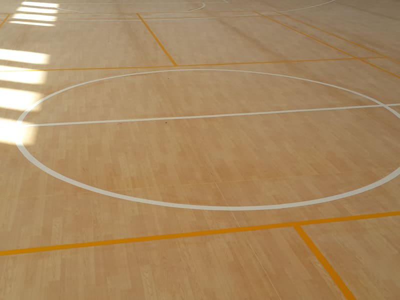 wood basketball floor surface