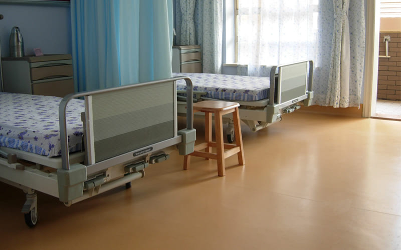 hospital ward floor