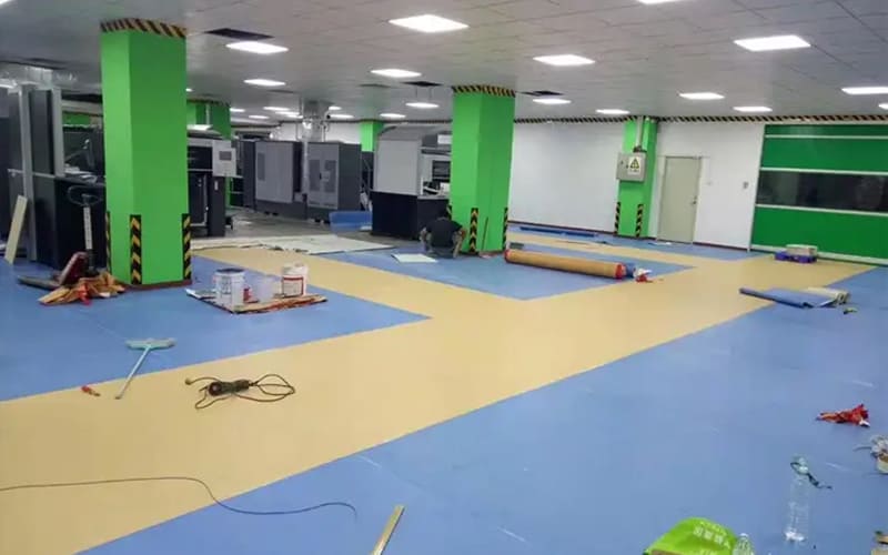 pvc floor install